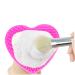 Housoutil Makeup Brush Cleaner - Silicone Cleaning Pad & Applicator - Rose Red 8x8.5cm | Effective Brush Washing Mat - Buy Online on GoSupps.com