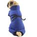 Pettom Dog Bathrobe - Quick-Drying Microfiber Towel Super Absorbent & Comfortable with Adjustable Straps for Dogs & Cats - Blue (M) - Buy Online on GoSupps.com