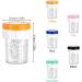 Gobesty 10-Piece Contact Lens Container Set | Soaking Cases & Manual Cleaner | Ideal Contact Lens Storage for Daily Use - Buy Online on GoSupps.com