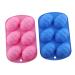 OUNONA 2pcs Jelly Filled Candy Easter Party Cake Easter Dessert Mould Easter Candle Jelly Soap Easter Party Favors Shot Mold Silicone Molds Silicone Fondant Mold Biscuit Egg 2pcs Blue