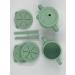 Silicone Toddler Sippy & Snack Cup Combo | BPA Free Training Cup 8 Oz | Baby Led Weaning Container | 6 Months - Buy Online on GoSupps.com
