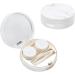 Buy Homsfou 2 STK Marble Contact Lens Container - Portable Travel Case & Solution Holder for Eye Care | International Shipping Available - Buy Online on GoSupps.com
