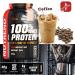 Nutrend 100% Whey Protein Powder Shaker 2250g (2.26kg) Ice Coffee Flavor 76% Protein Gluten Free Post Workout - Buy Online on GoSupps.com