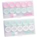 Solustrie 10-Sentence Storage Box for Colored Contact Lenses | Travel Case & Container | Eye Contact Lens Housing with Tweezers - Macaron Style - Buy Online on GoSupps.com