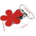 10pcs Mini Plum Shape Pacifier Clips | Colorful Clip Holders for Baby & Jewelry Making - International Shipping - Buy Online on GoSupps.com
