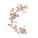 Didiseaon Pearl Rhinestone Couple Combs Hair Claw Clips for Women Crystal Headpiece Bridal Hair Comb Bridal Headpiece Combs Decorative Crystal Flower Copper Wire Wedding Miss