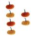 OUNONA 6 Pcs Fabric Pumpkin Fluffy Stuffed Animals Themberchaud Plush Scrump Plush Gutama Plushy Halloween Decor Pumpkin Adornment Home D cor Fake Pumpkin Artificial Plastic