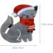 POPETPOP Christmas Hair Clips Cute Cat Hair Claw Clips Xmas Hair Barrettes Christmas Holiday Hair Accessories for Women Girls - Buy Online on GoSupps.com
