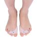 Toe Spreader - 2 Pairs Gel Spreader for Bunions Hallux Valgus & Hammer Toe | Non-Slip Breathable Big Toe Protection - Buy Online on GoSupps.com