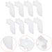 Curly Gel Toe Separator 4 Pairs - Silicone Thumb Protector for Hallux Valgus & Metatarsalgia - Big Toe Straightener & Hammer Brace - White 7x3.5cm - Buy Online on GoSupps.com