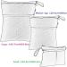 Damero Set of 3Â Changing Bags with Reusable Fabric Waterproof Wetbag Wipes Storage Organiser Bag Gray - Buy Online on GoSupps.com