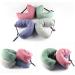 Pistro Portable Travel U Shape Neck Waist Pillow - Adjustable & Buckled Comfort for Lounging - Green - Buy Online on GoSupps.com
