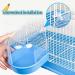 YNC Bird Cage Bathtub Shower Box - Clear Hanging Bird Tub for Cockatiel, Parakeet & Small Pet Birds - Buy Online on GoSupps.com