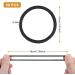 JCF Elastic Hair Bands 50Pcs - No Metal Hair Ties for Women, Girls, Men, Kids - Black Ponytail Holders - Buy Online on GoSupps.com