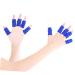 Yardwe 20pcs Flexible Nylon Finger Cots - Sports Finger Protectors for Athletes - Elastic Finger Sleeves 4.5X2.5CM Blue - International Shipping Available - Buy Online on GoSupps.com