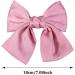 1 Psc Pink Bow Hair Clips Satin Vintage Solid Color Bowknot French Barrette Hair Bows for Girls for Hair Clip and Accessories for Women Girls Hair Barrettes Scrunchies Accessories - Buy Online on GoSupps.com