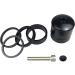 Aluminium Alloy Bike Headset Spacer Set - 7PCS (2/3/5/10mm) + Top Cap - Black | For 1 1/8-Inch MTB & Road Bike Stem - Buy Online on GoSupps.com