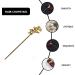 Lurrose Womens Hair Accessories Pearl Flower Hair Stick Chinese Hair Chopsticks Hair Pin Updo Chignon Pin Hair Styling Hair Making Accessories for Women Golden Chinese Hair Sticks - Buy Online on GoSupps.com