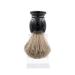 La Maison du Barbier Shaving brush made of authentic badger hair For wet shaving Size 12 Grey Made in France