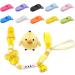 50 Pack Baby Pacifier Clips - Versatile 2.5x4 cm Plastic Tweezers in 10 Colors - Ideal for Baby Bibs & Pacifier Attachment - Buy Online on GoSupps.com