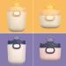 Fiacvrs Baby Milk Powder Formula Dispenser with Spoon - Large Capacity Detachable Container for Baby Feeding (Purple) - Buy Online on GoSupps.com