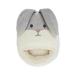 balvi Foot warmer Rabbit Colour grey With protruding flexible ears Made of polyester 39 x 30 x 7 cm