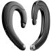 Wireless Bluetooth Headphone, Painless Wearing Headset with Mic for Cell Phone, Non Ear Plug Non Bone Conduction Ear Hook Earbuds, Lightweight, Waterproof Earpiece for Business/Office/Sports (Black)