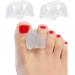 Toe Spreader for Big Toes - Gel Stretcher & Silicone Caps for Hallux Valgus Correction | Pack of 4 - Buy Online on GoSupps.com