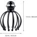 Sewoart 1stk Head Massager - Octopus Massage Device & Hair Brush for Scalp Relief | Manual Back Scratch & Massage - 18x14.5cm Black - Buy Online on GoSupps.com
