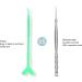 Sonew Stainless Steel Bamboo Shape Double Ended Lash Perm Lift Brush Tools for Perming Lashes Daily Mascara Brushing and Lash Combing - Buy Online on GoSupps.com