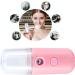 Facial Mister Portable Mini Face Sprayer USB Rechargeable Facial for Hydratin Pink Face Sprayer - Buy Online on GoSupps.com