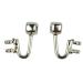 SBTRKT 100pcs (50 Pairs) Eyeglass Nose Pads Arm Stainless Steel Nose Pad Holder Eyeglass Repair Accessories Eyeglass Hinge Accessories.