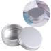 TEHAUX Box travel jar cosmetic sample jars Powder Jar Aluminum Storage Jar cosmetic sample tin containers round cream pot aluminum tin jar jars with lids empty cream jar Salve Jar nut tea - Buy Online on GoSupps.com