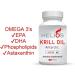 Helios Organic Wild Caught Krill Oil Supplement with Astaxanthin - Omega 3 DHA and EPA - Sustainable USA Bottled 500mg Softgels - Buy Online on GoSupps.com