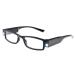 Milya Unisex Reading Glasses Presbyopia Glasses Visual Aid Reading Aid with Light Black 1.5 Black