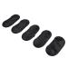 eye mask Sleep Mask Asixx Travel Sleeping Mask polyester material Flat design Relieve eye strain and stress Improve eye dropsy black color 1 x 5pcs eye masks (Black)