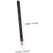 Mikinona Black Colored Pencils 10pcs Eyebrow Pencil Makeup Tools Brow Pencil and Brush Eyebrow Drawing Tools Girl Pretty Spool - Buy Online on GoSupps.com