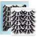 Desikixudy 5 Pairs 25mm Eyelashes Eyelashes Lashes Natural Dramatic Volume Eyelashes Extension False Eyelashes 5D89 - Buy Online on GoSupps.com