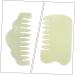 JECOMPRIS Jade Gua Sha Massage Device - Scalp Massager & Trigger Point Tool | Compact Hair Combs from Xiuyu China - Buy Online on GoSupps.com