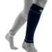 Bauerfeind Calf Support Compression Sleeves - Unisex Navy Blue Leg Warmers Lower Leg Support - L Short - International Shipping Available - Buy Online on GoSupps.com
