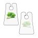 Green Bok Choy Print Beard Bib Apron - Non-Stick Hair Catcher for Men | Ideal Shaving Gifts | One Size Black - Buy Online on GoSupps.com
