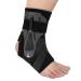 RiToEasysports Sports Ankle Brace Compression Support Ankle Protector Support Brace for Injury Recovery Joint Pain for Women Men (Black)