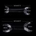 Buy KDHKEDJFDMDH Intraoral Cheek-Lip Roll-Up | T-Shape Double Head Transparent Dental Mouth Opener for Tooth Enrollment - Buy Online on GoSupps.com