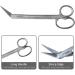 7.5 inches Toenail Cutting Long Handle Scissors with Reflected Angle Tip for max Vision 19cm Stainless Steel - Buy Online on GoSupps.com