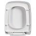 Toilet Lid Toilet Seats Square with Slow-Close Mute Thicken PP Resin Toilet Cover Easy to Install White (L44-47 W36cm) 04d Little Surprise 06b - Buy Online on GoSupps.com