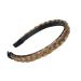 Gledola Braided Headband With Teeth Braids Hairband With Tooth Synthetic Hair Band Plaited Hairband For Women (Dirty Blonde)