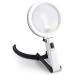 Professional with10 LED Lights Foldable 2X 5X Handheld Magnifier Super High Clarity Lightweight - and for Reading Loupe Watch and Electroni Full of Stars