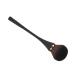 Loose Powder Blush Loose Powder Blush Round Head Single Makeup Brush Skin Texture Small Waist Powder Brush Tool Utensil for Face Blush (Black)