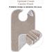 Adult Bib for Eating: Brown Clothing Protector w/ Optional Crumb Catcher (4 Pack) - Buy Online on GoSupps.com