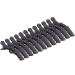 12 pieces of hair clip salon hair neckline clips hair clips alligator hairpise haircut additives for the strong hair hairdresser styling hair tamier not evidence (black)